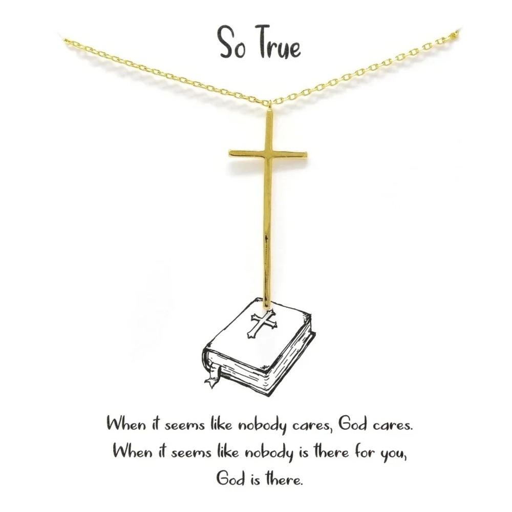 So True Cross Necklace